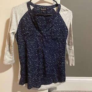 Express 3/4 length sleeve top